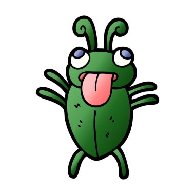 komik karikatür hata vektör çizim