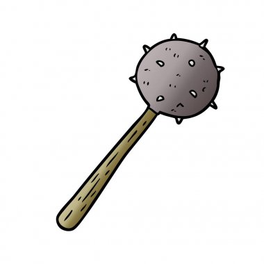 çizgi film Ortaçağ topuz silah