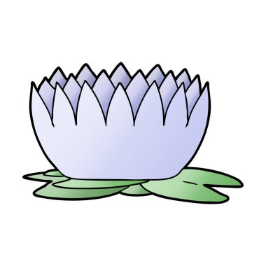 vektör çizim karikatür nilüfer