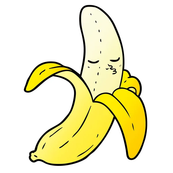 Vektorillustration Der Cartoon Banane — Stockvektor