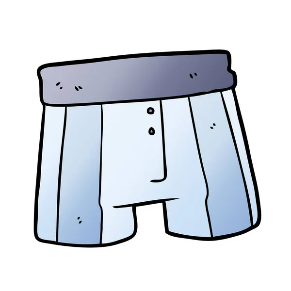 Vector Illustration of Underwear Boxer Shorts — Stock Vector © ronjoe