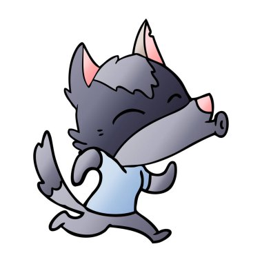 uluyan çizgi film kurt Giyim Eşyası