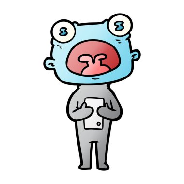 çizgi film garip yabancı iletişim