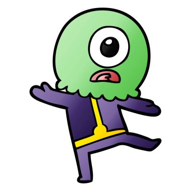 çizgi film Tepegöz'ü yabancı uzay adamı