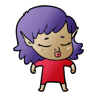 güzel çizgi film elf kızı