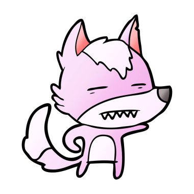 Kurt gösteren diş çizgi film