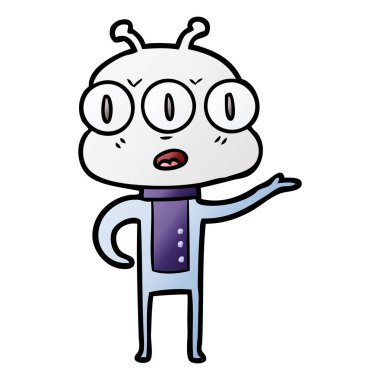 üç gözlü yabancı karışık