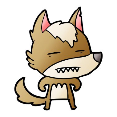 Kurt gösteren diş çizgi film