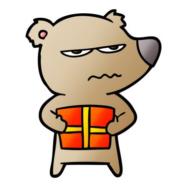 kızgın ayı çizgi film mevcut holding