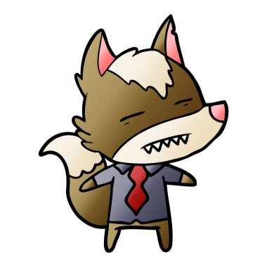 Office kurt gösteren diş çizgi film