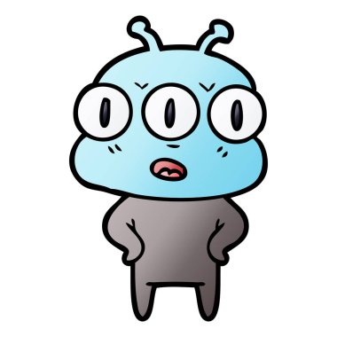 üç gözlü yabancı rahatsız