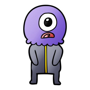 çizgi film Tepegöz'ü yabancı uzay adamı