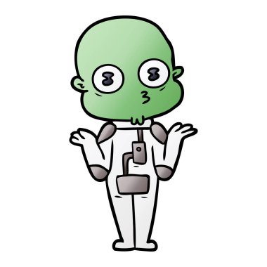 karışık garip kel uzay adamı