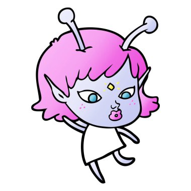 güzel çizgi film yabancı kız dans