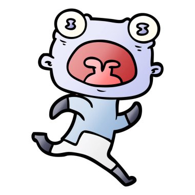 çizgi film garip uzaylı kaçmak