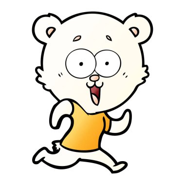 Ayıcık çizgi film gülüyor