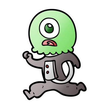 çizgi film Tepegöz'ü yabancı uzay adamı çalışan