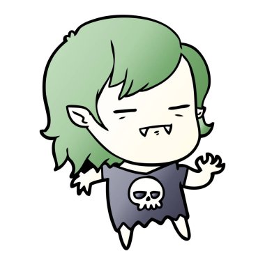 çizgi film ölümsüz vampir kız