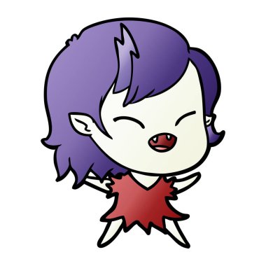 gülen vampir kız çizgi film