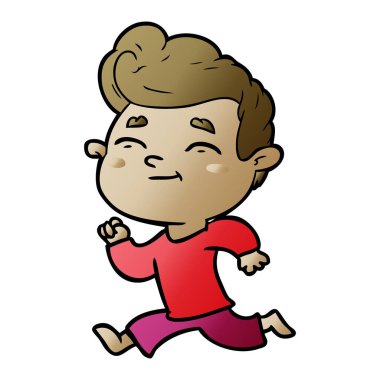 vektör çizim karikatür adam