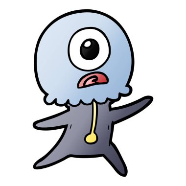 çizgi film Tepegöz'ü yabancı uzay adamı