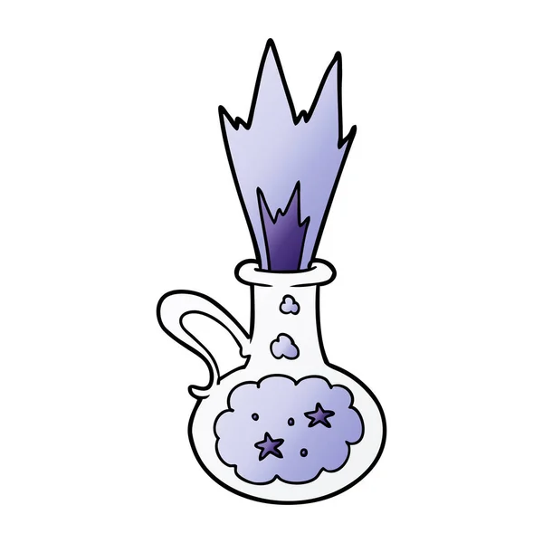 Illustration Vectorielle Potion Magique Dessin Animé — Image vectorielle