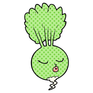 vektör çizim karikatür bitkisel