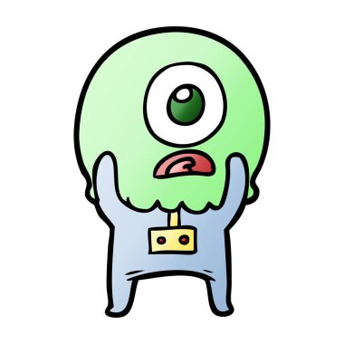 çizgi film Tepegöz'ü yabancı uzay adamı