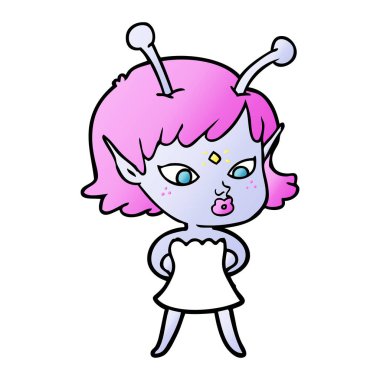 güzel çizgi film yabancı kız