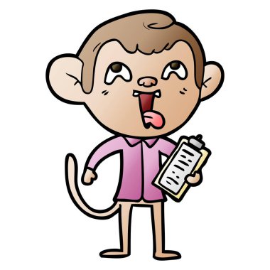 Pano maymunla deli çizgi film