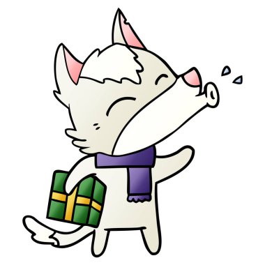 uluyan kurt ile Noel hediyesi