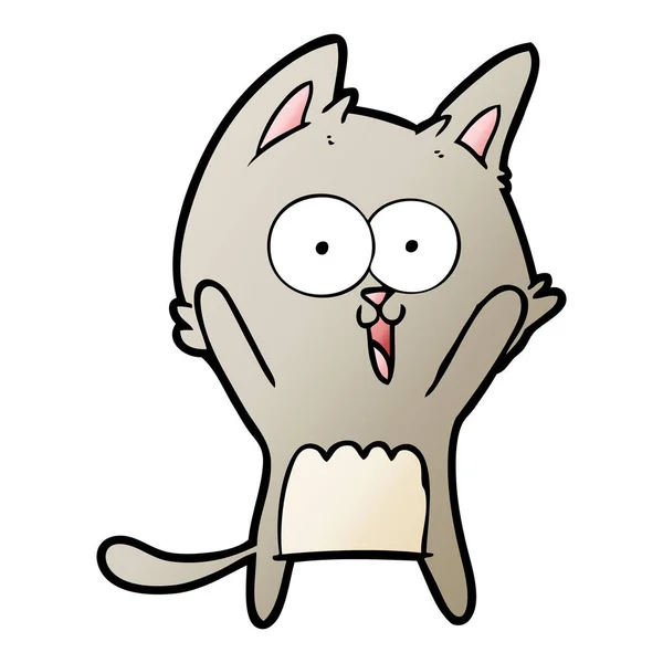 Vektorové Ilustrace Vtipné Kreslené Kočky — Stockový vektor