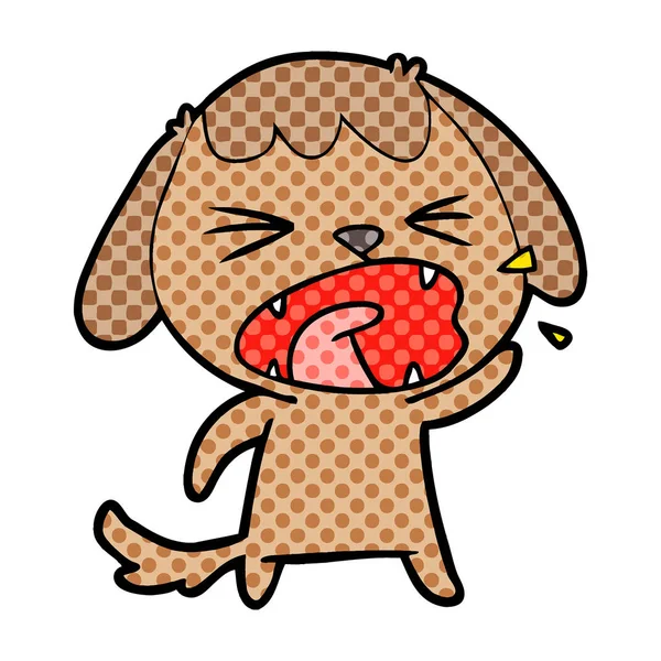 Çizgi film köpeğinin vektör çizimi