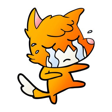 Tilki çizgi film dans ağlıyor