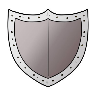 vektör çizim karikatür kalkan