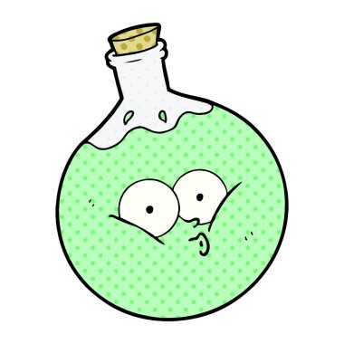 vektör çizim karikatür iksir