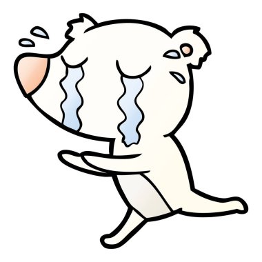 Kutup ayısı ağlıyor çizgi film