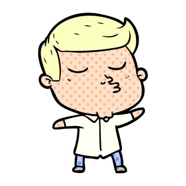 surat asmayı karikatür modeli adam