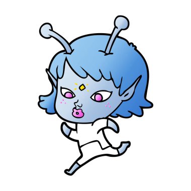 kaçan güzel çizgi film yabancı kız