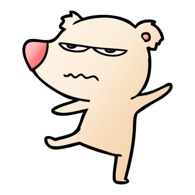 kızgın ayı çizgi film işaret