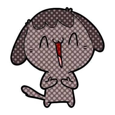 Çizgi film köpeğinin vektör çizimi