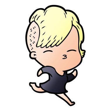 kaçan kısma kız çizgi film