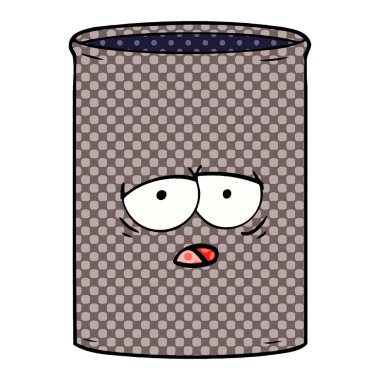 vektör çizim karikatür petrol davul