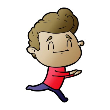 vektör çizim karikatür adam