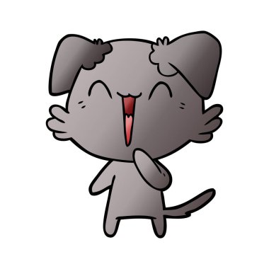 köpek çizgi roman gülüyor