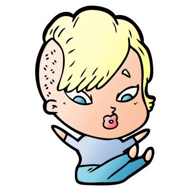 çizgi film sürpriz kız düşen