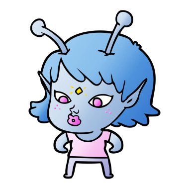 güzel çizgi film yabancı kız