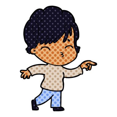 vektör çizim karikatür kadın düşünme