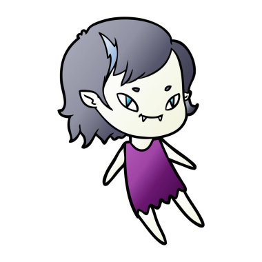 çizgi film dostu vampir kız