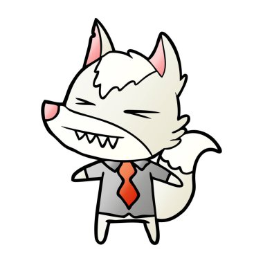 kızgın kurt patron çizgi film